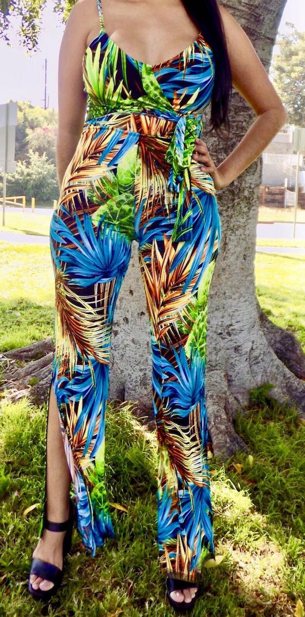 Keilani Tropical Jumpsuit