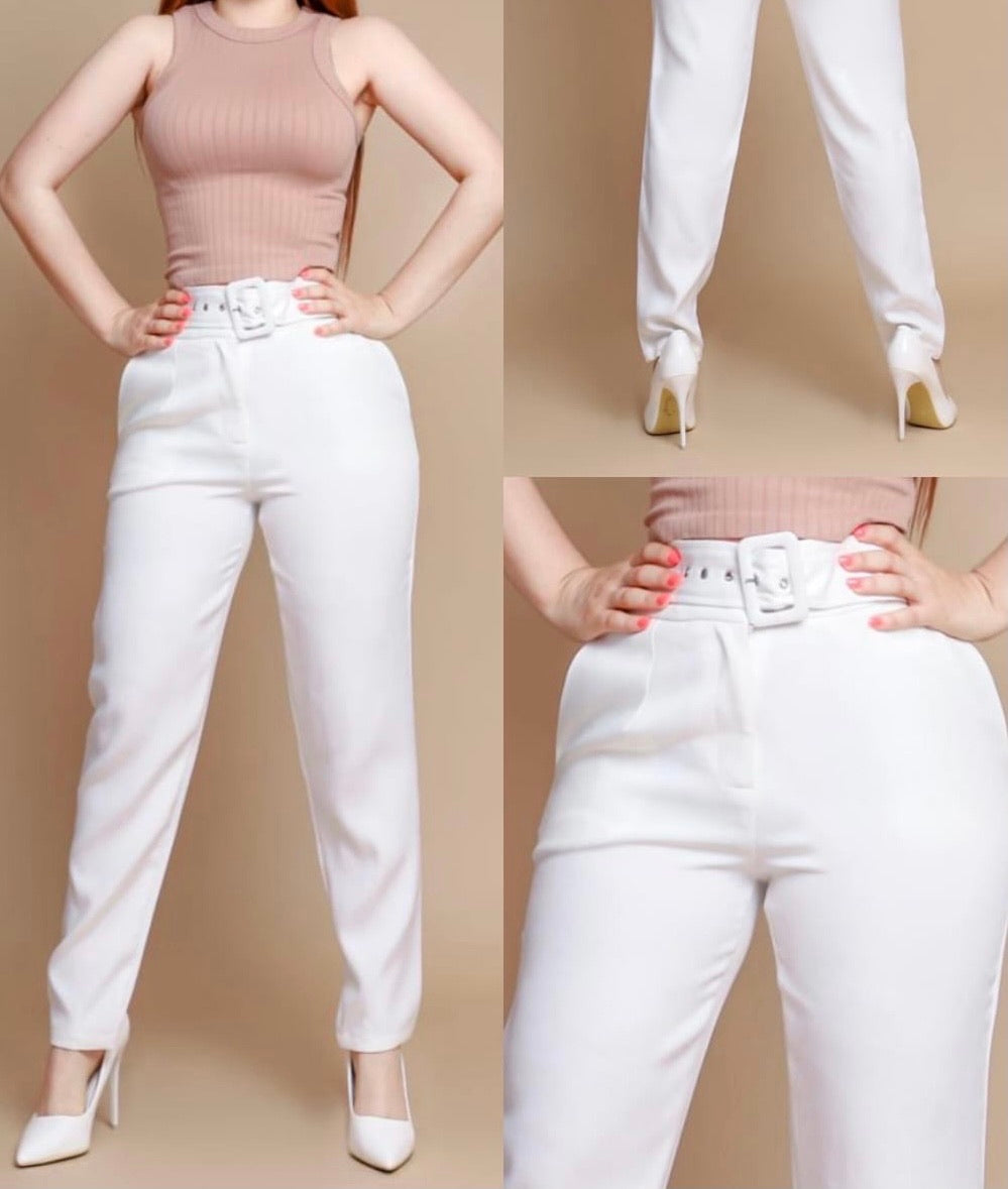 Rosie White Pants