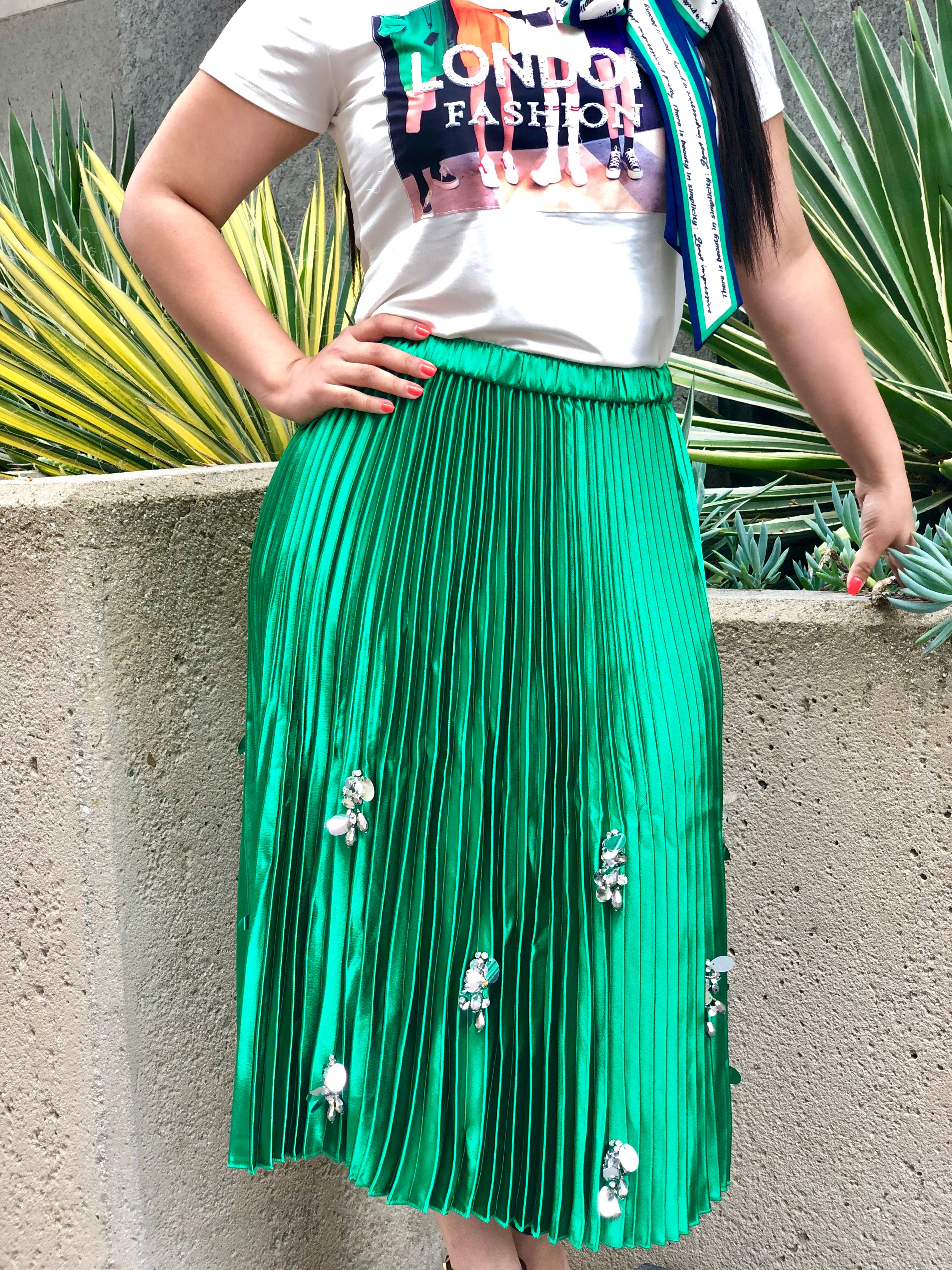 Alexa Green Skirt