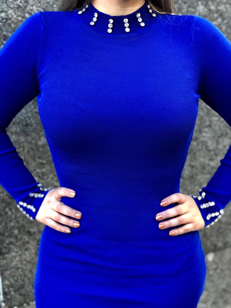Victoria Royal Blue Dress