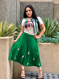 Alexa Green Skirt